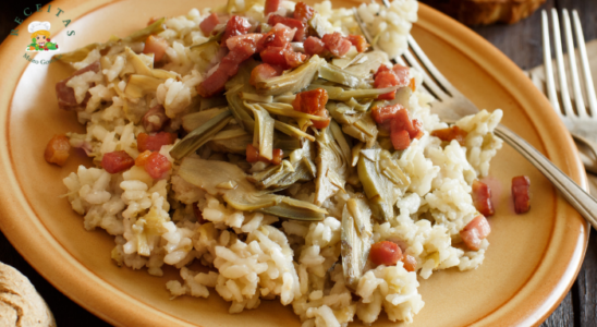 Risoto de Gorgonzola com Bacon sugestão do Chefe veja aí