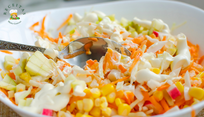 Salada de Maionese com Legumes deliciosos de fácil preparo