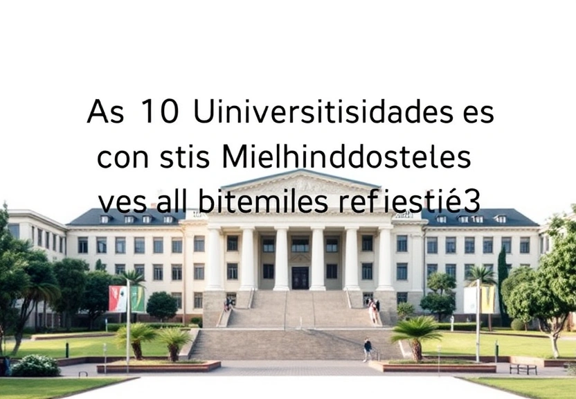Representação visual de As 10 Universidades com as Melhores Refeições: A Sua Está Entre Elas?